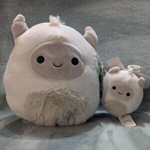 *DUO* 8 inch & clip Amleth yeti squishmallow